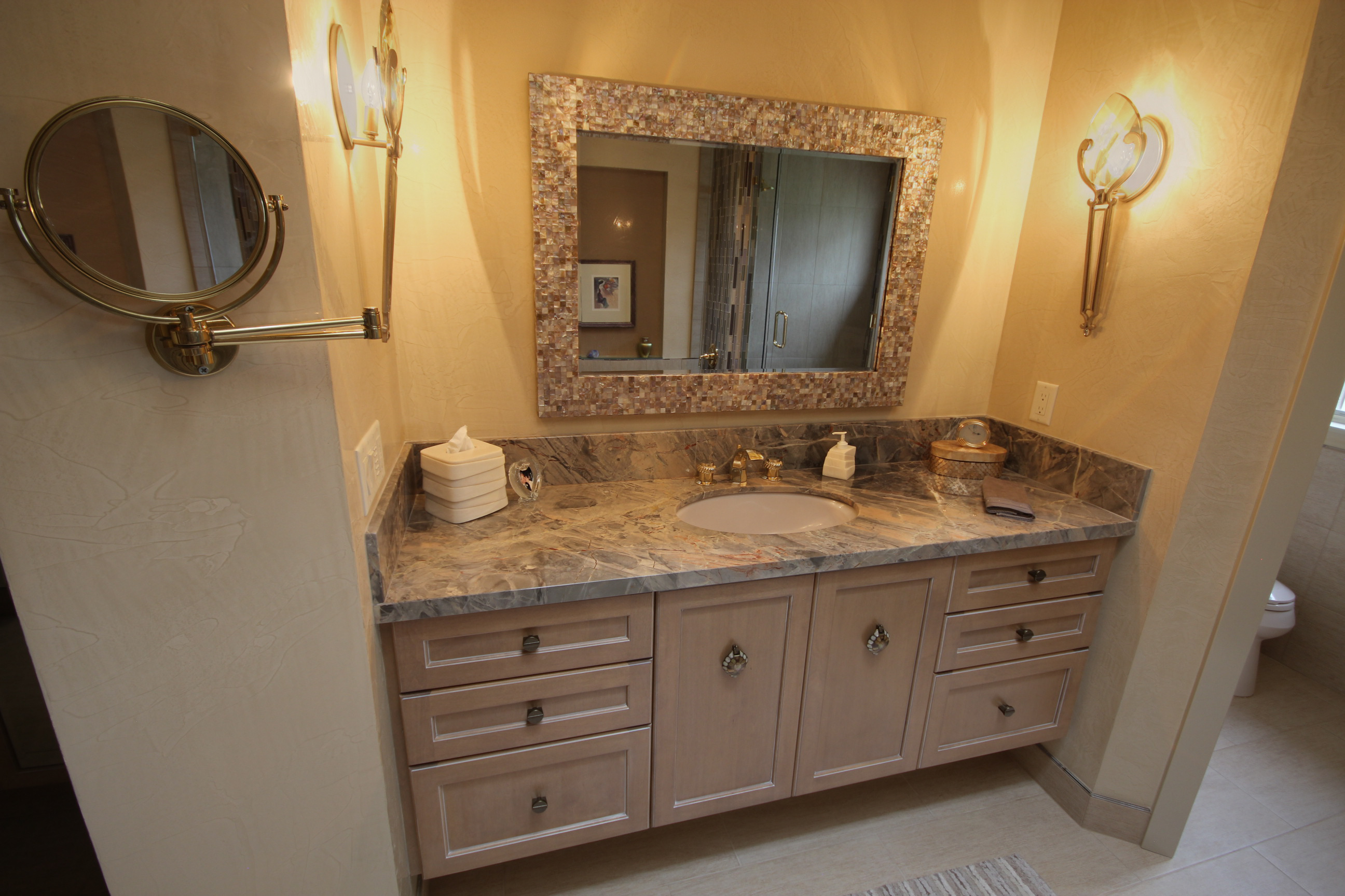 Master Bathroom Sink Design in Sarasota, Florida